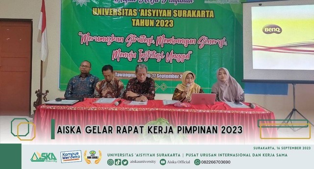 AISKA menggelar rakerpim pada tanggal 16-17 September 2023.