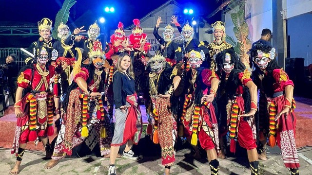 Penampilan kebudayaan di Kenduri Seni Nusantara di Bantul. Foto: istimewa