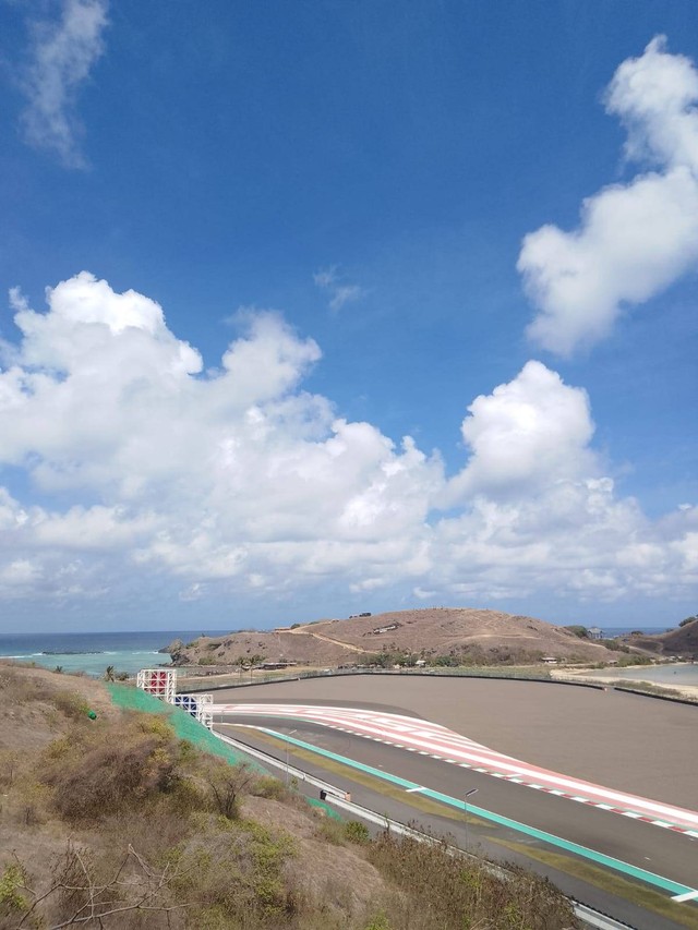 Kondisi Sirkuit Mandalika sebagai tuan rumah MotoGP Oktober 2023 (Foto: Dokumen Pribadi)