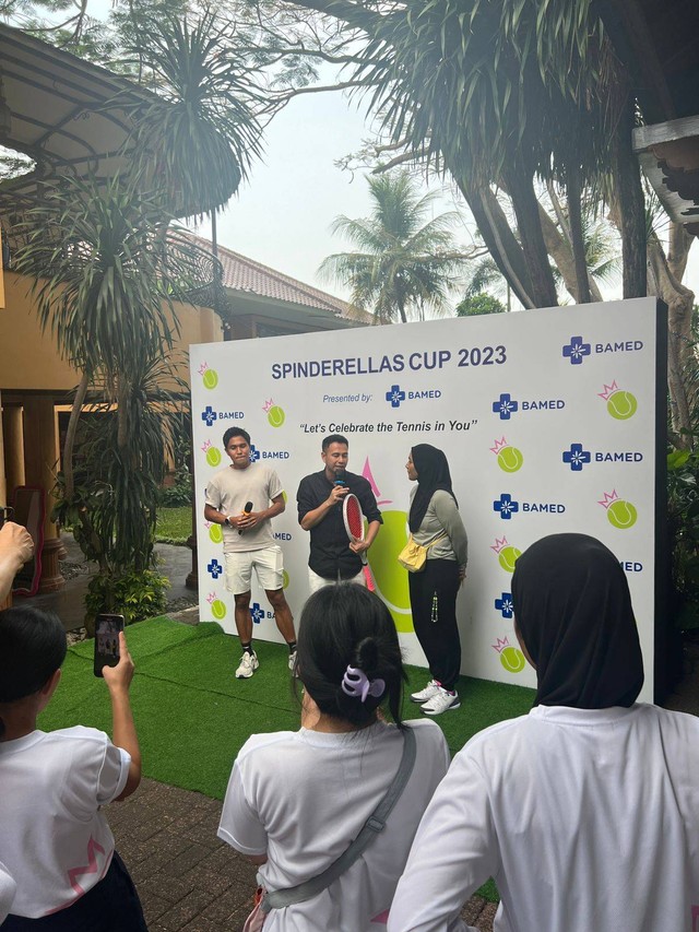 Penutupan Turnamen Tenis Spinderellas Cup 2023. Foto: Ilham Bintang