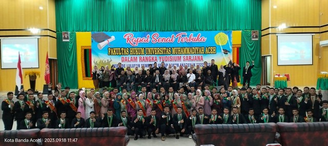 Gelar Yudisium, Fakultas Hukum Unmuha Luluskan 90 Calon Wisudawan