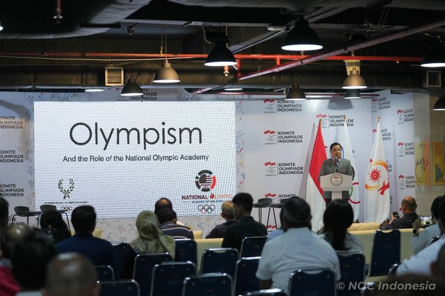 NOC Indonesia luncurkan akademi Olimpiade Indonesia. Foto: NOC Indonesia