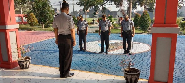 Kepala Rupbasan Mojokerto Harap Pegawai Berikan Pelaporan Kinerja yang Akuntabel (Foto:HumasRupMoker)