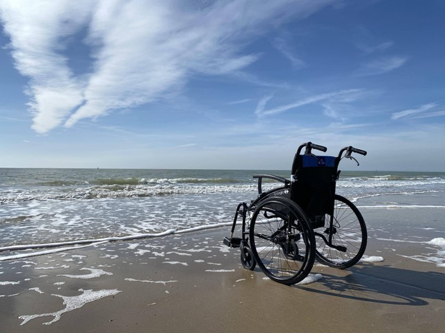 Ilustrasi Cara Melipat Kursi Roda. Foto: Unsplash/Hans Moerman