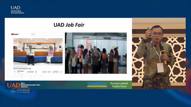 Orientasi kemahasiswaan dan alumi oleh Bimawa Universitas Ahmad Dahlan (UAD) (Dok. Isah)