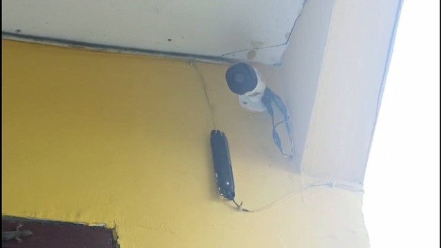 CCTV yang membelakangi lokasi gang tersebut.  Foto: Dok Mili.id