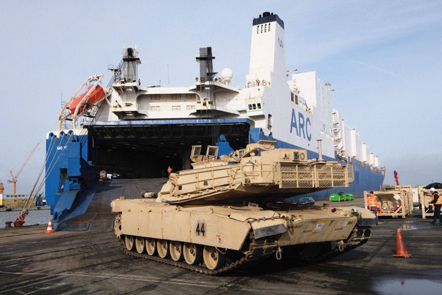 Tank M1 Abrams. Foto: Patrik Stollarz / AFP