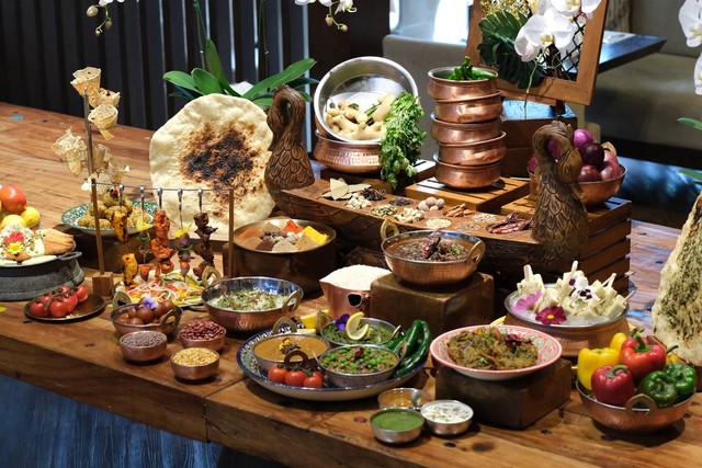 Ragam kuliner khas India di AYANA. Foto: AYANA Midplaza Jakarta