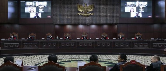 Ilustrasi sidang di Mahkamah Konstitusi. Foto: MKRI