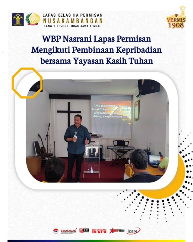 NUSAKAMBANGAN - Lapas Kelas IIA Permisan Nusakambangan Menjadi Saksi ...