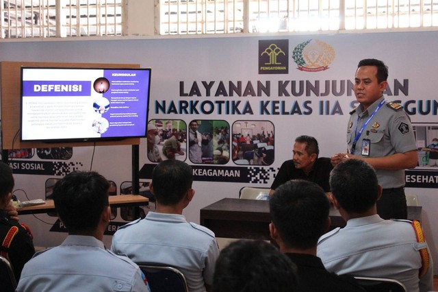 Humas Lapas Narkotika kelas IIA Sungguminasa