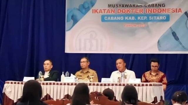 Pelaksanaan Musyawarah Cabang Ikatan Dokter Indonesia (IDI) Kabupaten Sitaro.