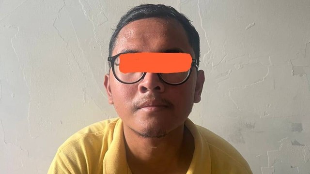 Ditreskrimsus amankan pria pengangguran yang sebar ajakan 'serang aparat' saat demo Save Rempang di Patung Kuda kemarin. Foto: Dok. Istimewa