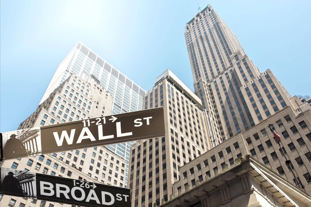 Ilustrasi Wall Street. Foto: Shutterstock