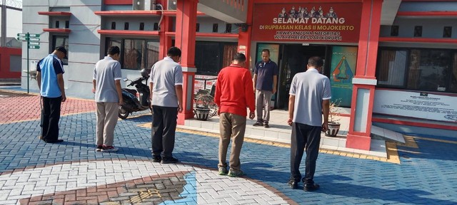 Kepala Rupbasan Mojokerto Minta Seluruh Pegawai Fokus Sukseskan Program Nasional (Foto:HumasRupMoker)