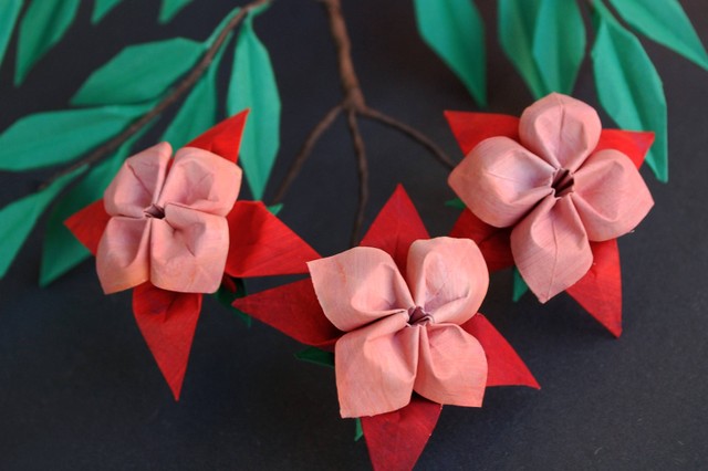 Ilustrasi Cara Membuat Bunga dari Kertas Origami untuk Hiasan Dinding. Sumber: Unsplash/Istvan.