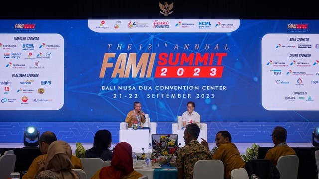 Direktur Sido Muncul, Irwan Hidayat, menjadi pembicara di Forum Auditor Migas Indonesia (FAMI) Summit 2023. Foto: dok. Sido Muncul