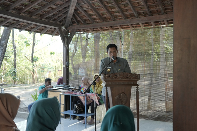 Wakil Bupati Klaten Yoga Hardaya dalam Focus Group Discussion (FGD) hasil verifikasi lapangan KKS 2023, Kamis (21/09/2023) di Joglo Umbul Besuki. Foto: Dok. Istimewa