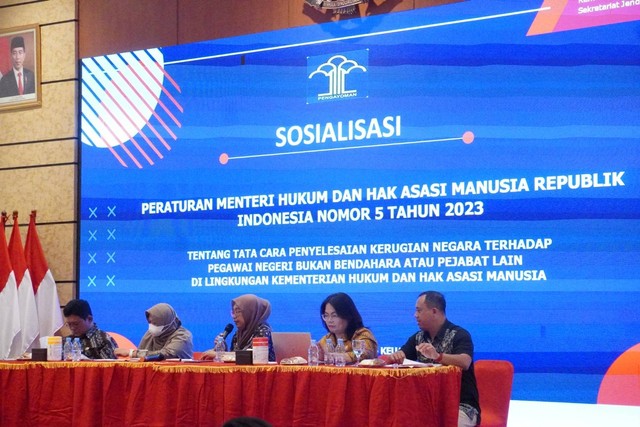 Kanwil Kumham Jateng-Biro Keuangan Gelar Pembinaan Pengelolaan Keuangan