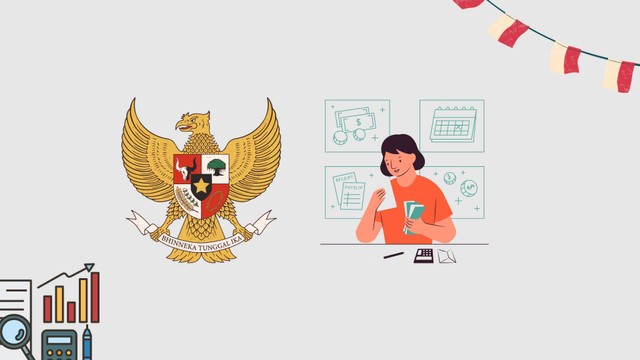 Ilustrasi dari judul "Bagaimana Seorang Akuntan Menerapkan Nilai-Nilai Pancasila" sumber : canva.com