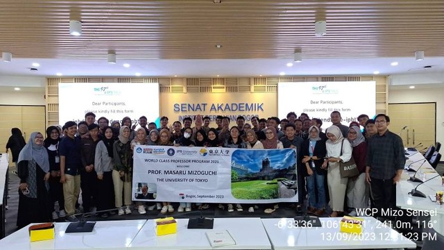 IPB Undang Profesor The University of Tokyo, Diskusikan Sustainable Technologies