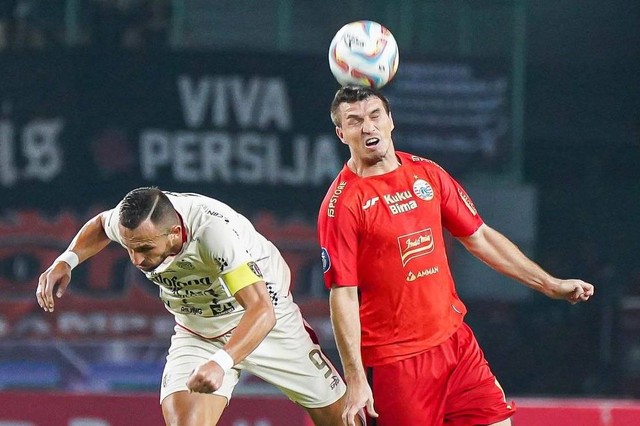 Pertandingan Persija Jakarta melawan Bali United pada laga lanjutan Liga 1 2023. Foto: Instagram/@persija