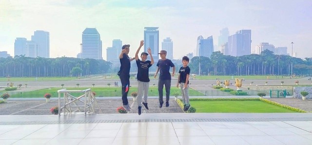 Meluapkan ekspresi untuk mendapatkan moment kebahagiaan dengan cara sederhana. Foto: koleksi pribadi
