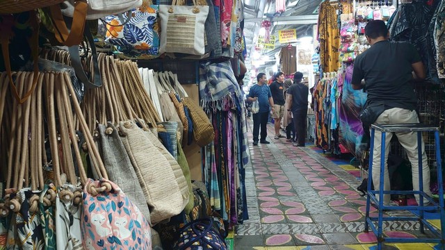 Ilustrasi lapak pedagang di Teras Malioboro 2, Yogyakarta. Foto: Widi RH Pradana/Pandangan Jogja
