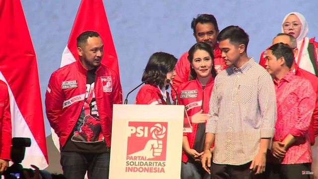 PSI tetapkan Kaesang Pangarep jadi Ketua Umum. Foto: Youtube/ Partai Solidaritas Indonesia