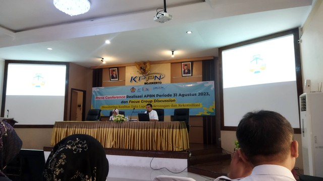 Rupbasan Mojokerto Ikuti Focus Group Discussion dan Press Conference APBN (Foto:HumasRupMoker)
