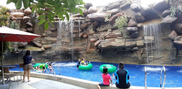 Suasana wahana air di Eastparc Hotel Jogja. Foto: Len/Tugu Jogja