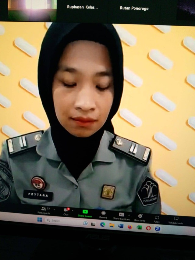 Rupbasan Mojokerto Ikuti Kemenkumham Jatim Pendampingan SPIP dan MR (Foto:HumasRupMoker)