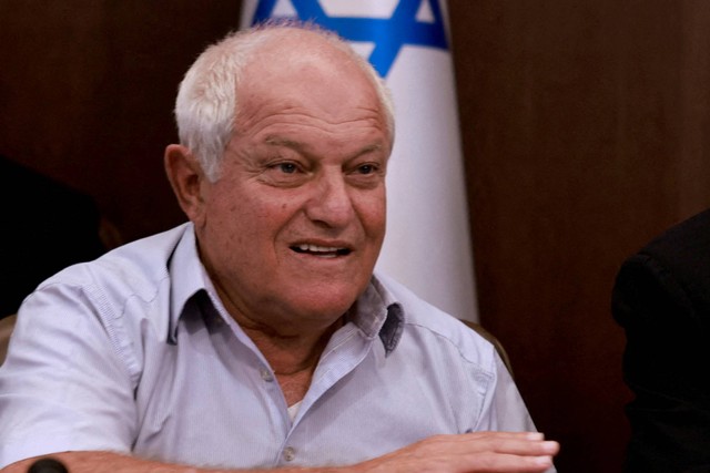 Menteri Pariwisata Israel, Haim Katz. Foto: MENAHEM KAHANA/Pool via REUTERS