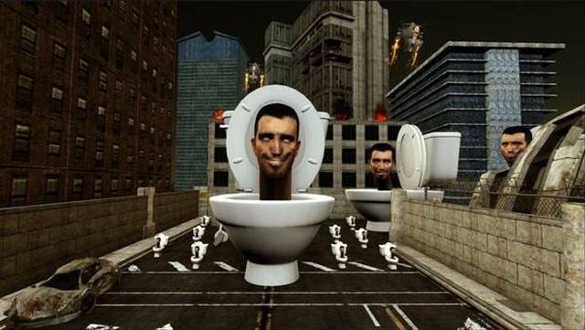 Ilustrasi Skibidi Toilet; Infection. Foto: Steam. 