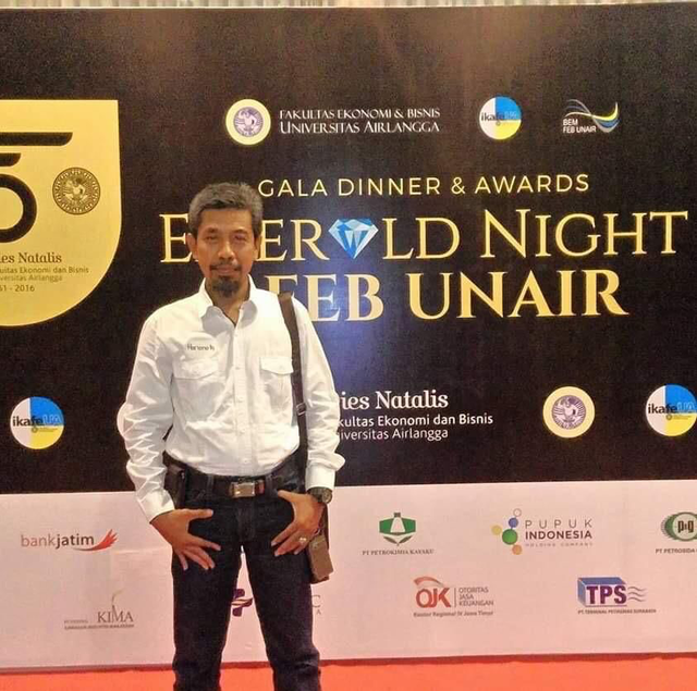 Ketua Aliansi Alumni Airlangga untuk Perubahan (A3P) dan alumni Universitas Airlangga (Unair), Achmad Hariyono. Foto: Dok. Istimewa
