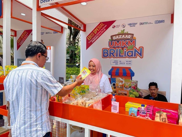 Bazaar UMKM BRILiaN. Foto: BRI