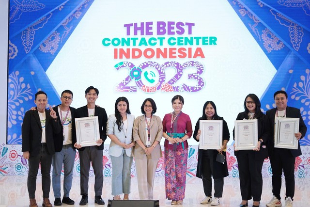 Layanan Contact Center 175 BPJS Ketenagakerjaan saat meraih 6 penghargaan dalam ajang The Best Contact Center Indonesia (TBCCI), Selasa (26/9/2023). Foto: Dok. Istimewa