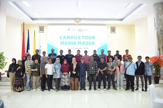 IPB University Ajak Insan Media Jelajahi Fasilitas Baru di Kampus Dramaga
