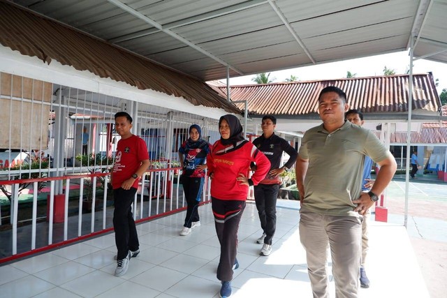 Senam Virtual Pegawai Rutan Mamuju