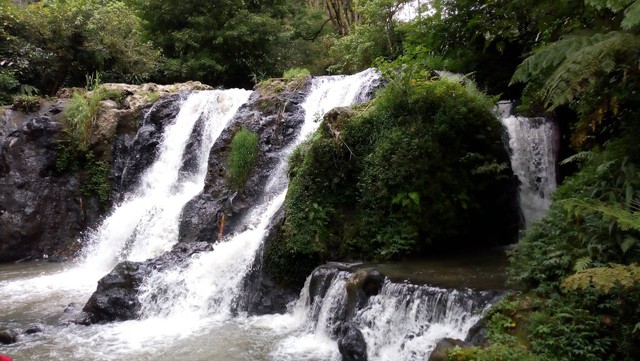 Air Terjun di Bandung. Sumber: UNSPLASH/Esa Prakasa