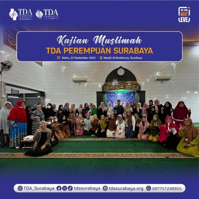 TDA Perempuan Surabaya Gelar Kajian Muslimah dan Sharing Kesehatan