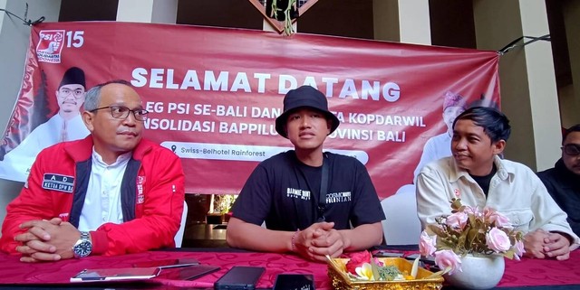 Ketum PSI Kaesang Pangarep di Swissbell Rainforest Hotel, Kabupaten Badung, Bali, Sabtu (30/9/2023). Foto: Denita BR Matondang/kumparan