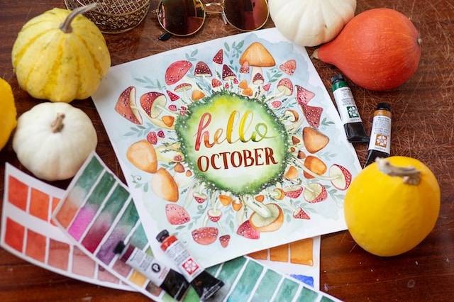 Kata-Kata Selamat Datang Bulan Oktober. Foto hanya ilustrasi. Sumber foto: Unsplash/Elena Mozhvilo