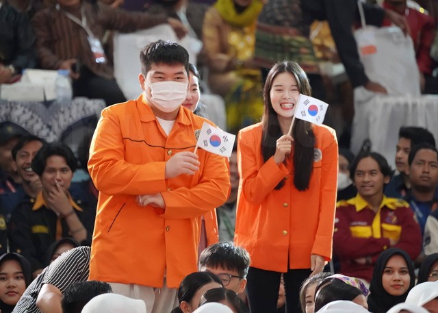 Mahasiswa asing Universitas Ahmad Dahlan (UAD) dari Korea Selatan (Dok. Humas dan Protokol UAD)