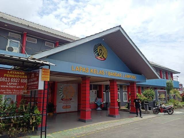 Lapas Kelas I Bandar Lampung. | Foto : Galih Prihantoro/ Lampung Geh