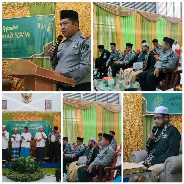 Giliran Pegawai Menjadi Tuan Rumah Safari Maulid Rutan Barabai