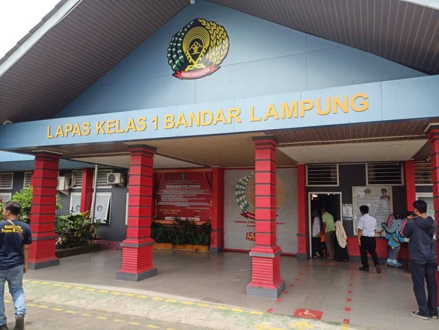 Lapas Kelas I Bandar Lampung. | Foto : Galih Prihantoro/ Lampung Geh