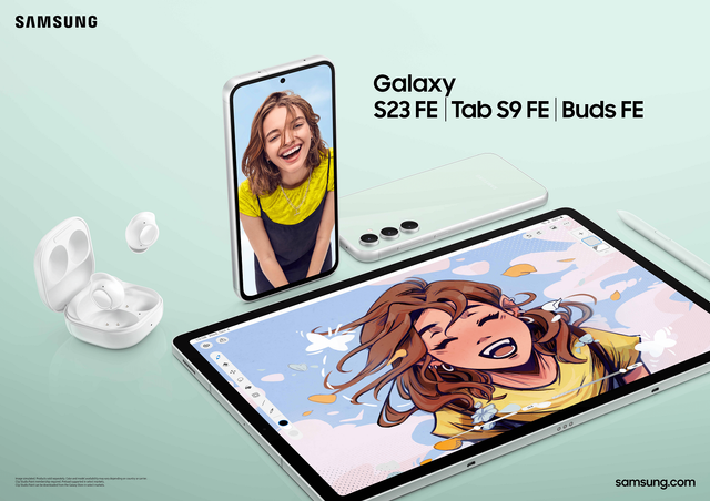 Samsung rilis Galaxy S23 FE, Galaxy Tab S9 FE, dan Galaxy Buds FE.  Foto: Dok. Samsung