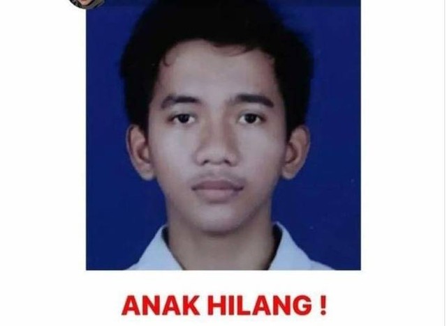 Ade Imam Joko Saputro dilaporkan hilang sejak 29 September 2023. Dok: Polres Yogyakarta.