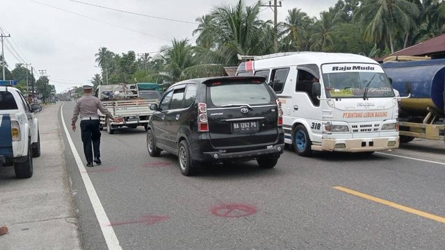 Lokasi bocah tertabrak mobil Anggota DPRD Padang Pariaman. Foto: Dok. Istimewa
